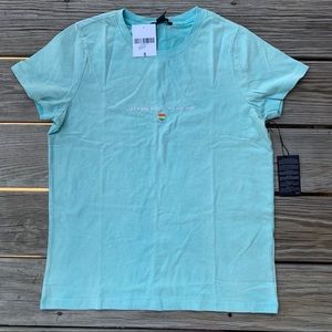 Rainbow heart tee